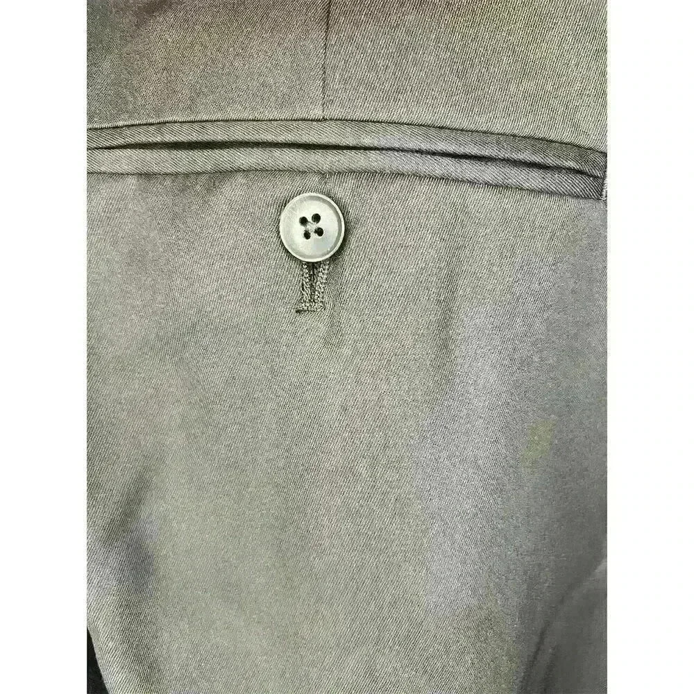 Perry Ellis Portfolio Men's Slim Fit Black Dress Pants Size 36x32 - Picture 7 of 15